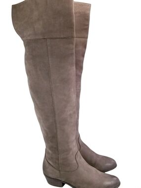 Steve Madden Gray Suede Over-the-Knee Boots